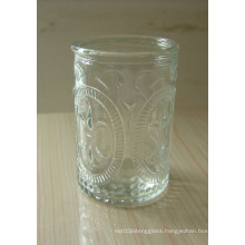 Clear Glass Candle Holder, Candle Jar